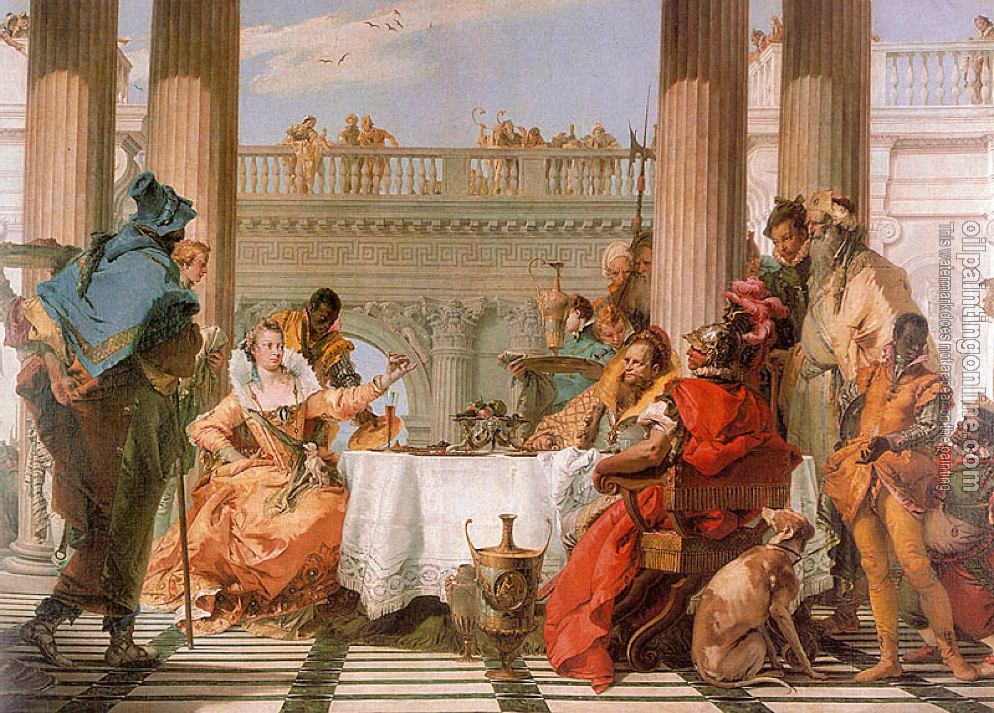 Tiepolo, Giovanni Battista - The Banquet of Cleopatra